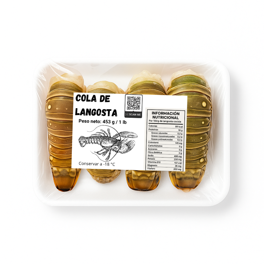 Cola de langosta (454 g / 1 lb)