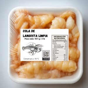 Cola de langosta limpia (907 g / 2 lb)
