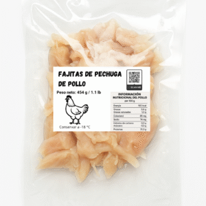 Fajitas de pechuga de pollo (454 g / 1 lb)