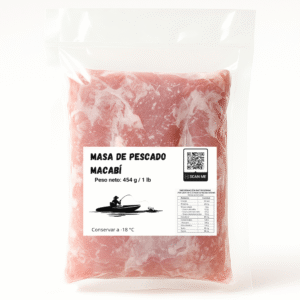 Masa de pescado macabí (454 g / 1 lb)