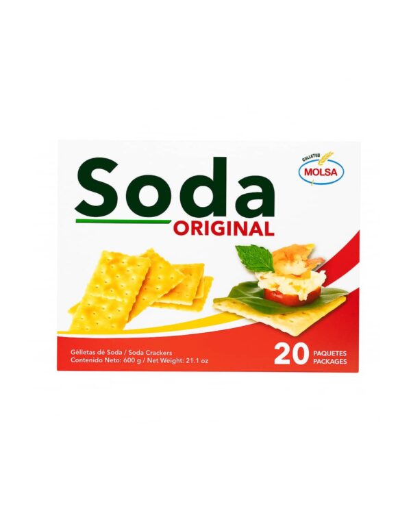 Galletas de soda original Molsa (600 g / 1.32 lb)