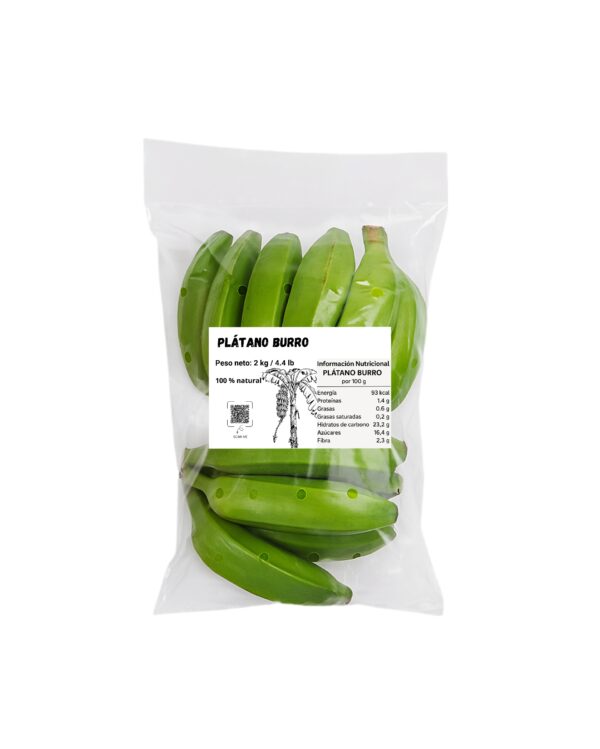 Plátano burro (2 kg / 4.4 lb)