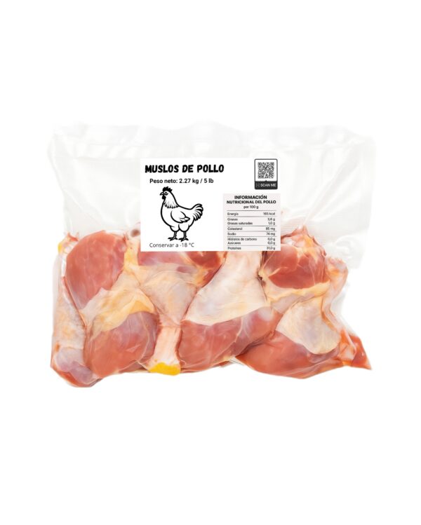 Muslos de pollo (2.27 kg / 5 lb)
