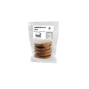 Hamburguesas de pollo (5 x 100 g / 3.53 oz)