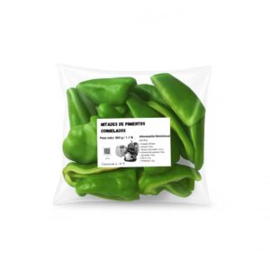 Mitades de pimientos congelados (500 g / 1.1 lb)