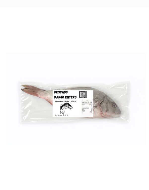 Pescado Pargo entero (2.16 kg / 4.76 lb)